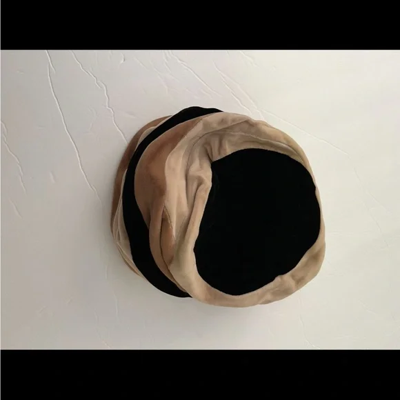 Vintage Bethesr stripe velvet bell hat - Picture 2 of 5